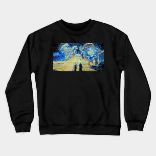 Stardust Crusaders Kakyoin Avdol Iggy Starry Night Crewneck Sweatshirt